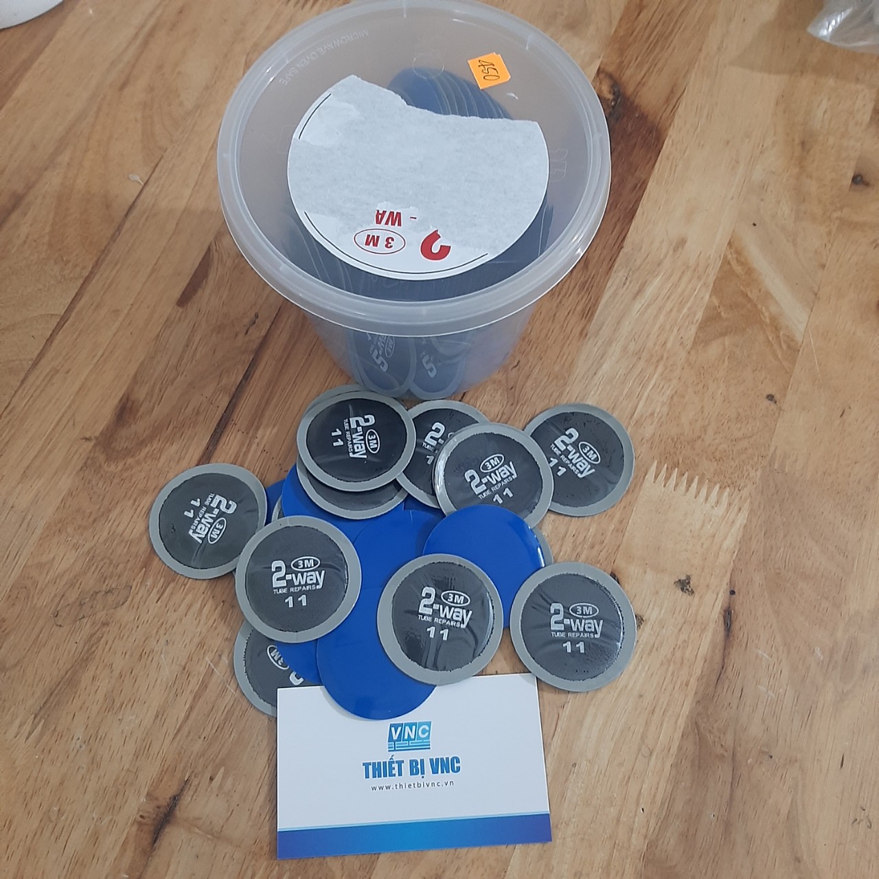 Hộp 160 miếng vá lốp 2way11 (45mm)