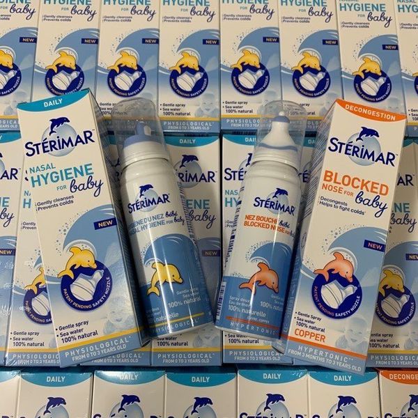 Xịt muối biển kháng viêm Sterimar cá heo cam Phá