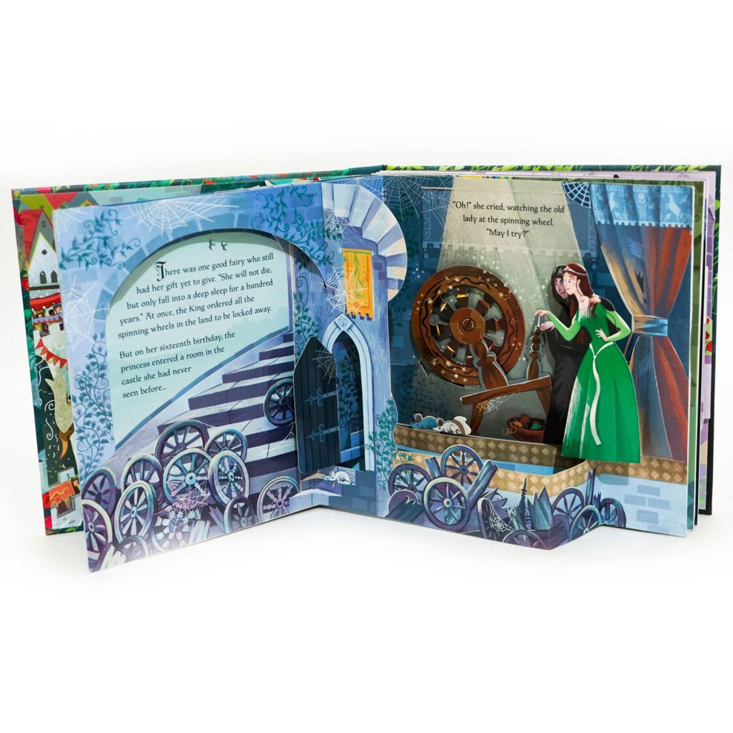 Sách tiếng Anh cho bé dạng 3D Pop-up của Usborne quyển Sleeping Beauty (Công chúa ngủ trong rừng), Dinosaurs, Birds, Garden, Seasons, Cinderella (Cô bé Lọ Lem), Snow White (Bạch Tuyết) và Jungle