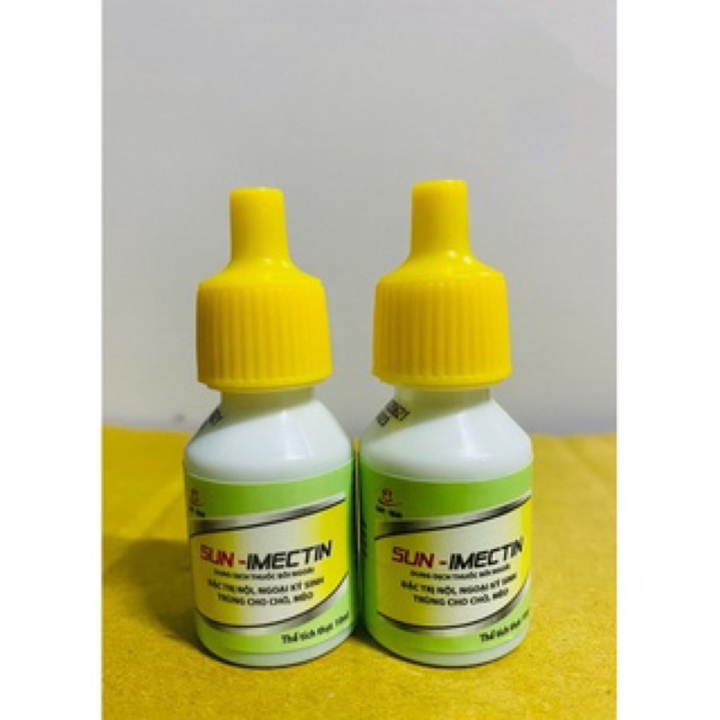 Nhỏ gáy trị ve rận Sun - mectin