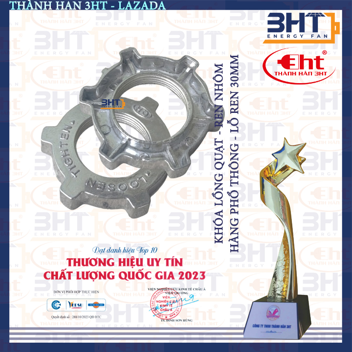 chặn lồng quạt bằng nhôm (2 cái)