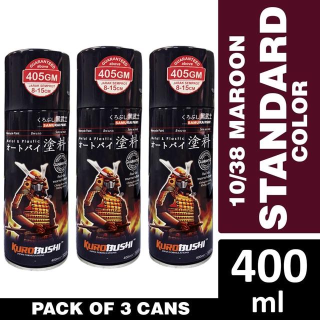 Chai sơn xịt sơn xe máy Samurai 10/38 màu hạt dẻ Maroon