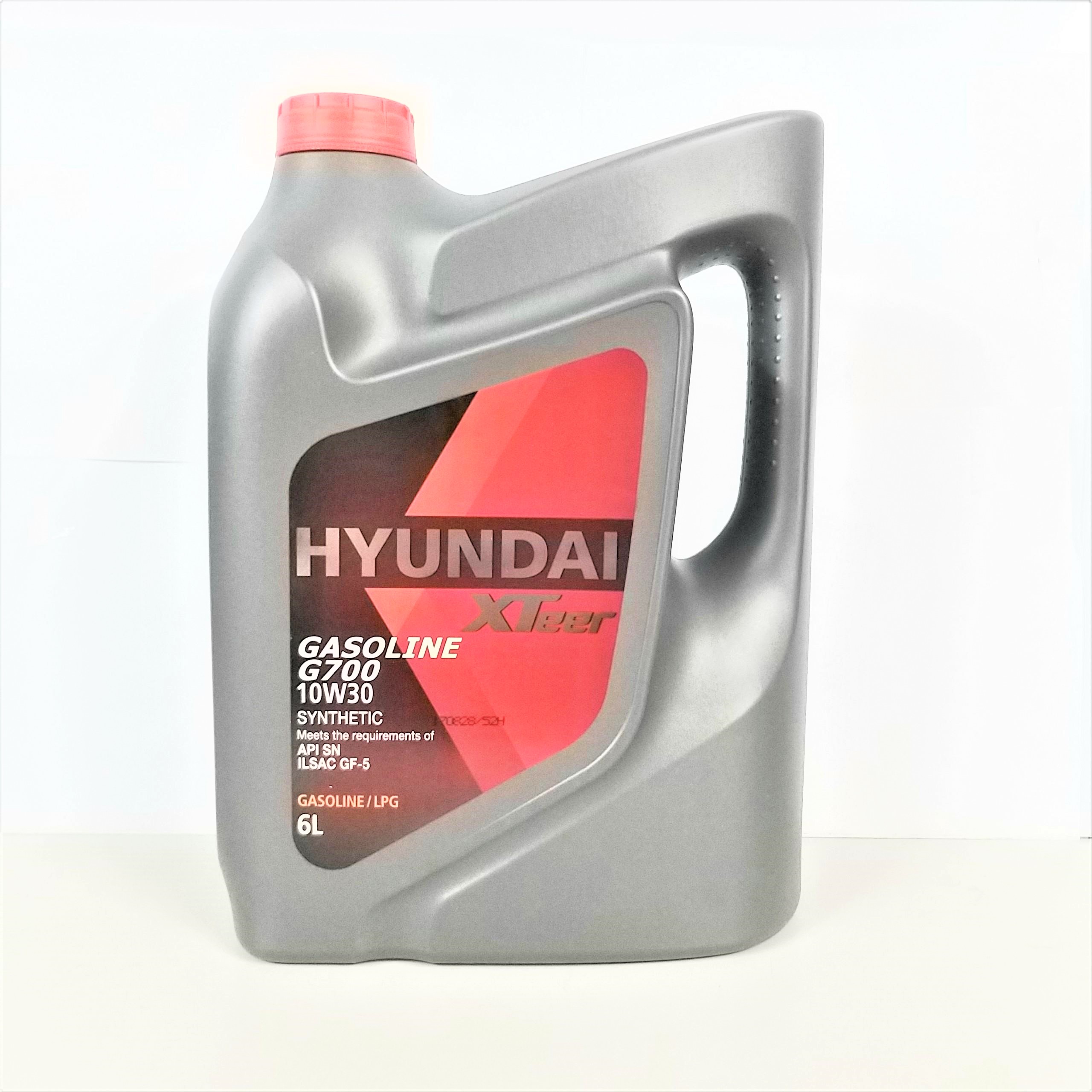 [HCM][NHỚT ĐỘNG CƠ XĂNG 6L ]Hyundai xteer GASOLINE G700 10W30 6L