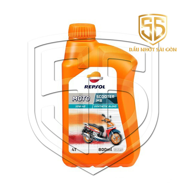 Repsol scooter mb 10w40 800ml - dầu nhớt cao cấp dành cho xe tay ga