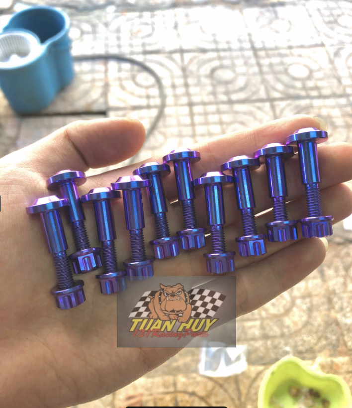 (1 Ốc+1 Tán) Ốc Tay thắng zin xe số thắng đĩa 6li32 Dù Wave Sirus Sonic Raider Satria