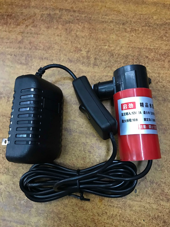 Bơm nước 12V mini bơm nước cắt rãnh tường