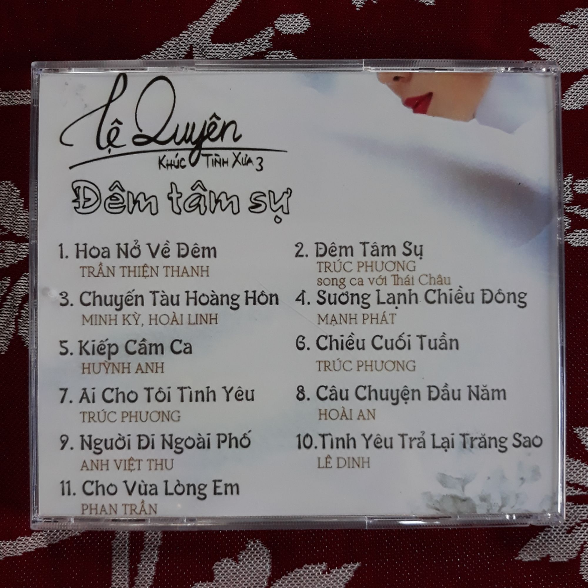Bộ 3 cd Lệ Quyên khúc tình xưa 1,2,3 mitsu phono