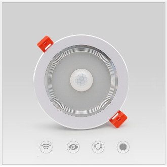 Đèn LED Âm Trần Cảm Biến chuyển động Hồng Ngoại PIR lõm