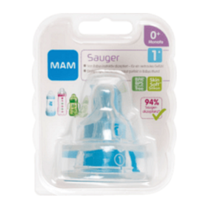 [ Hàng Đức giá rẻ ] Núm ti thay thế bình sữa MAM (từ 0+, 4+ đến 6+X) đủ số (1-2-3-X)