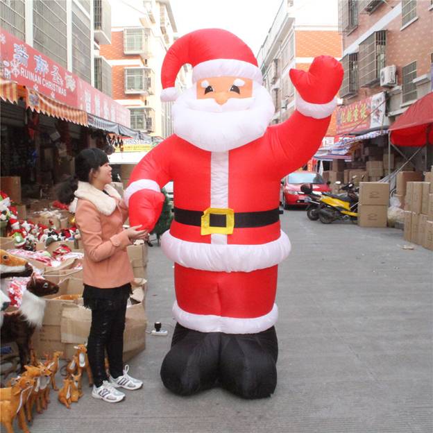 Mô hình ông già Noel bơm hơi