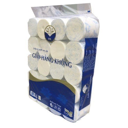 Bịch 20 cuộn giấy vệ sinh cao cấp hàng không không lõi dày mịn màng