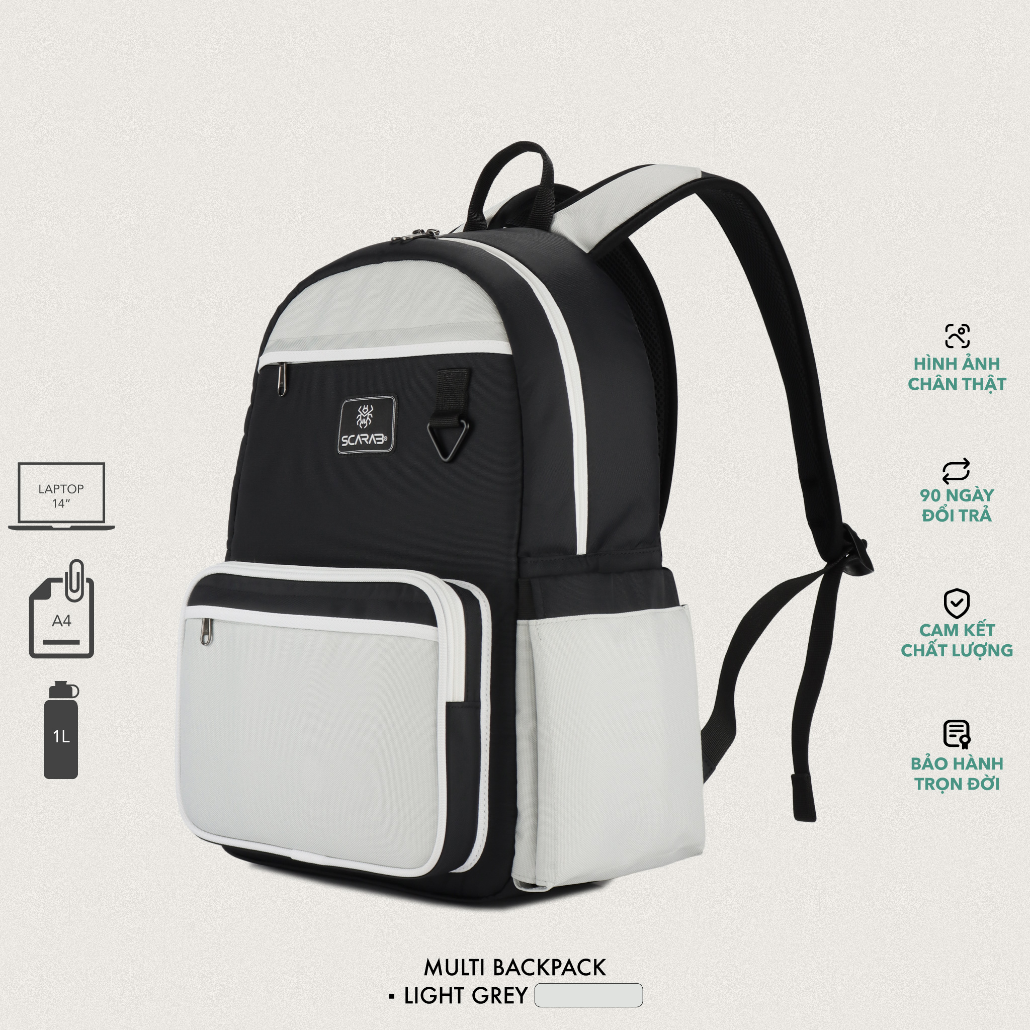 Balo Đi Học, Đi Chơi SCARAB - MULTI™ Unisex