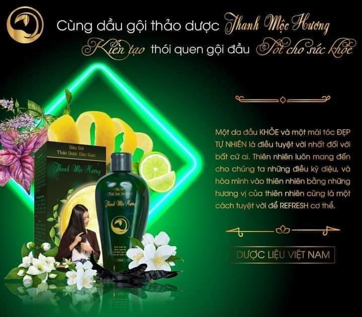 Dầu gội thanh mộc hương mẫu mới nhất