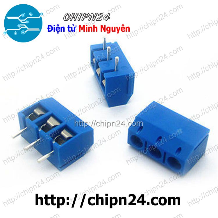 [5 cái] (F60) Domino KF301 3P (5mm) (Terminal, Cầu đấu dây cọc nguồn)