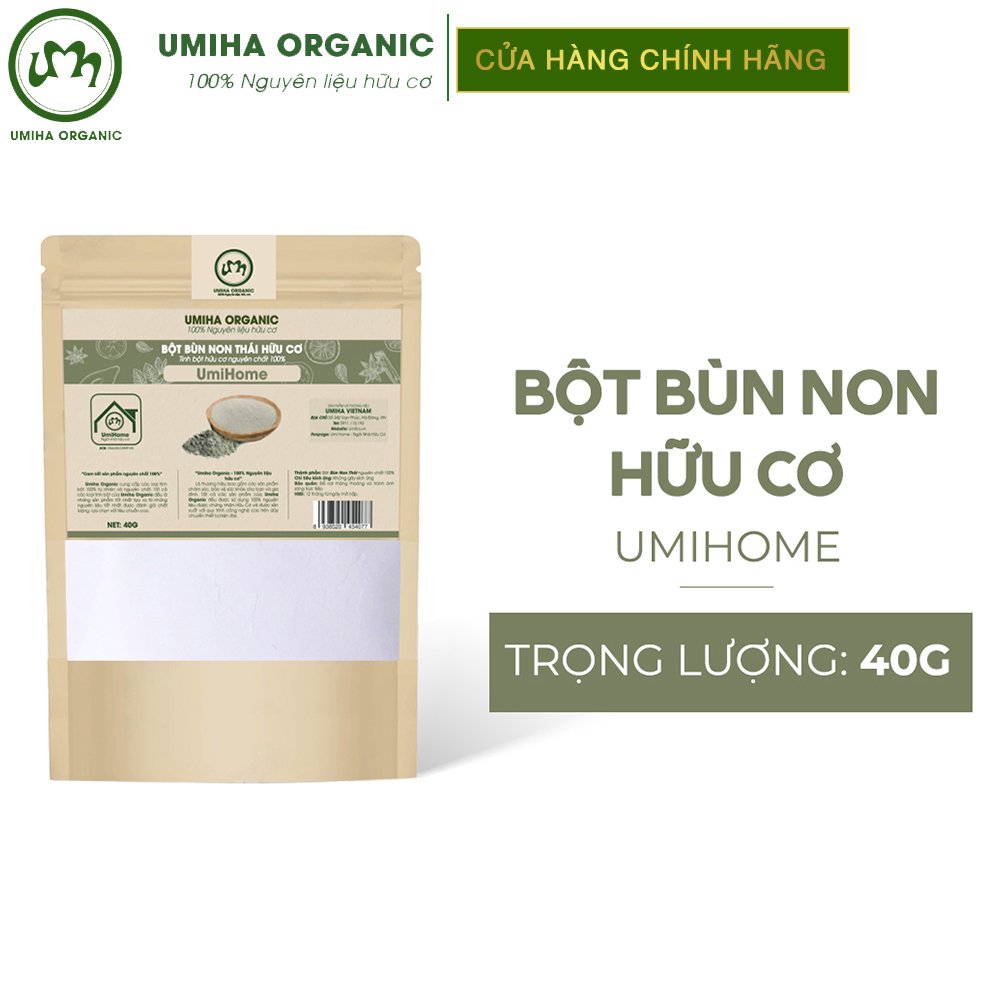 Bột Bùn Non đắp mặt nạ UMIHOME nguyên chất 135G | Cung cấp dưỡng chất, tái tạo và trẻ hóa làn da hiệu quả