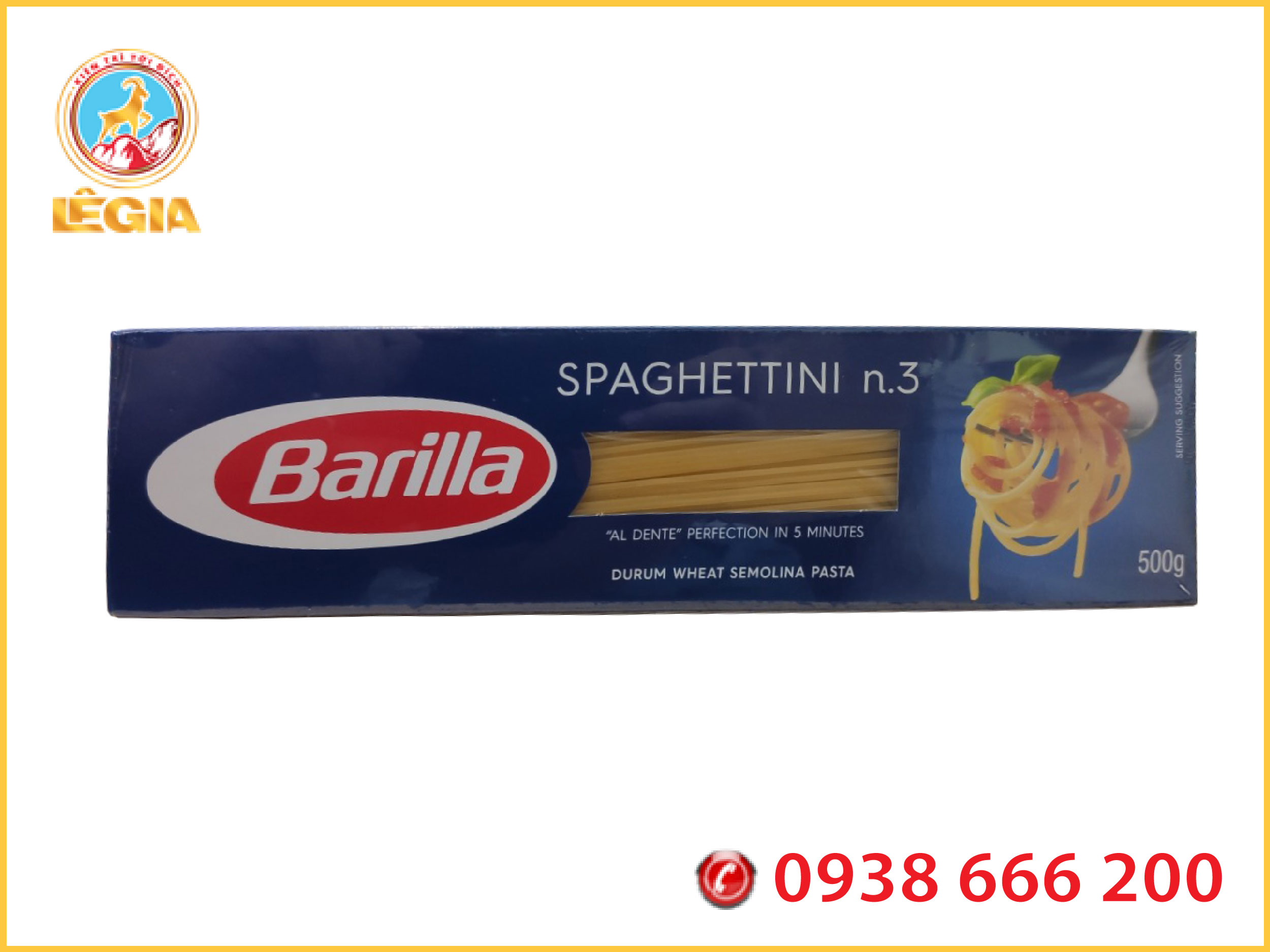 MÌ Ý SPAGHETTI n.3 BARILLA HỘP 500G