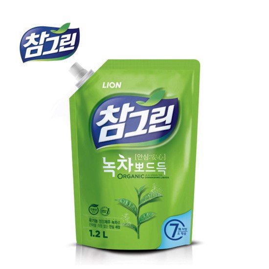 Nước Rửa Chén Chiết Xuất Trà Xanh Hàn Quốc (500g-1kg/chai, 1,2L/túi)