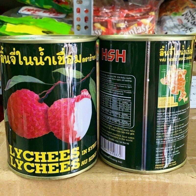 [HÀNG CHUẨN] NHÃN LON- VẢI LON THÁI LAN CHÍNH HIỆU