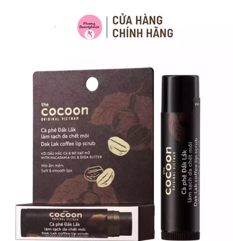Tẩy Tế Bào Chết Môi Cocoon Từ Cà Phê Đắk Lắk 5g