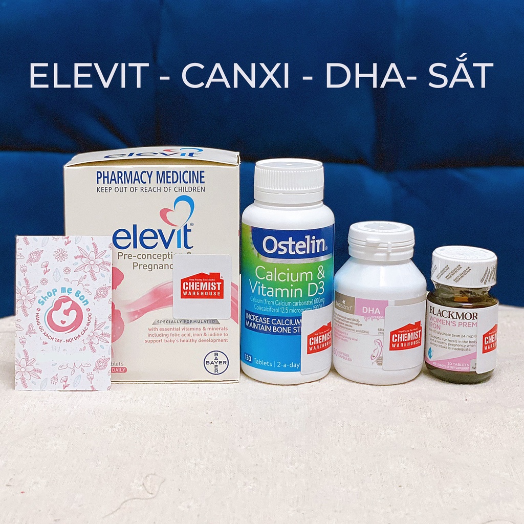 Combo elevit bầu