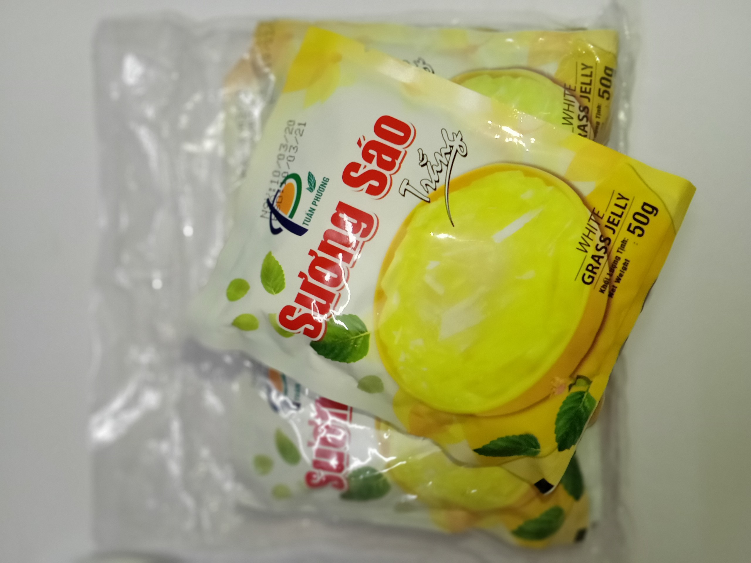Combo 05 Gói Bột Sương Sáo Trắng 50g (có hạt é)