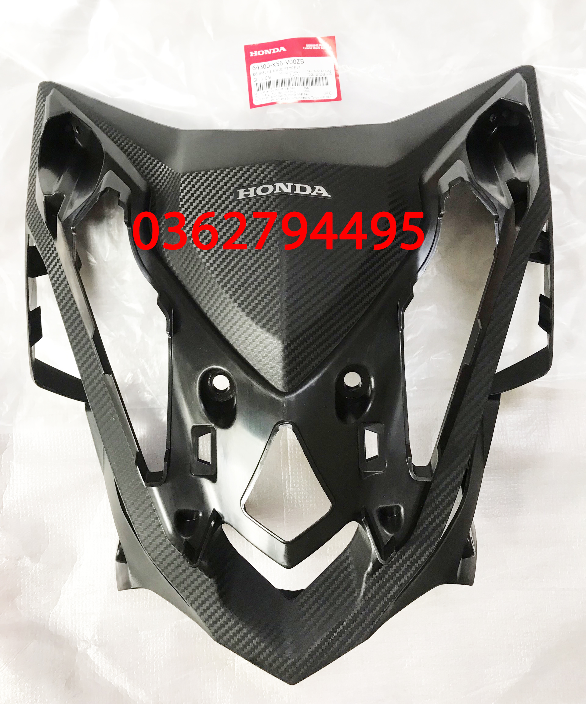 Nhựa nhám Winner v1 Yếm khóa mặt nạ bợ cổ đầu đèn winner v1 Zin chính hãng Honda