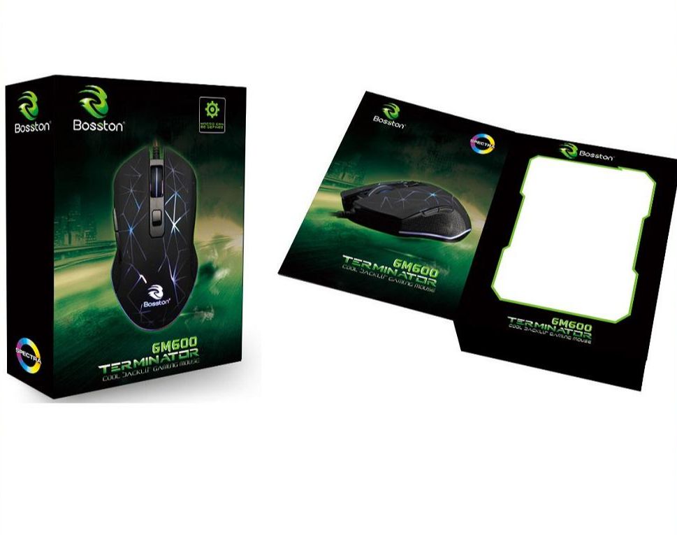 Chuột chuyên game 6D có dây Bosston GM600 - Led đa màu cực đep