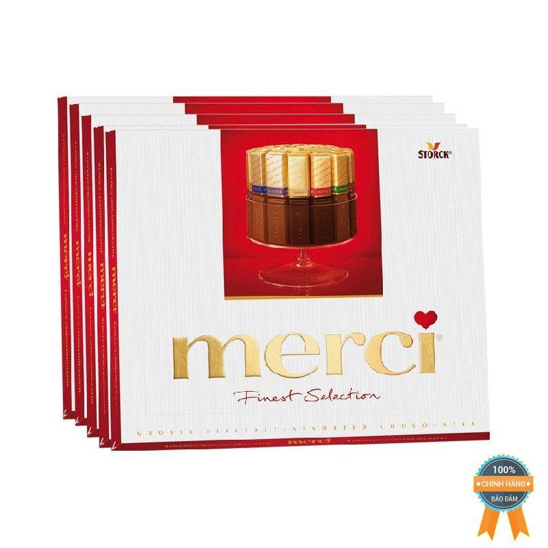 Kẹo Socola Hỗn Hợp Storck Merci Finest Selection 400g