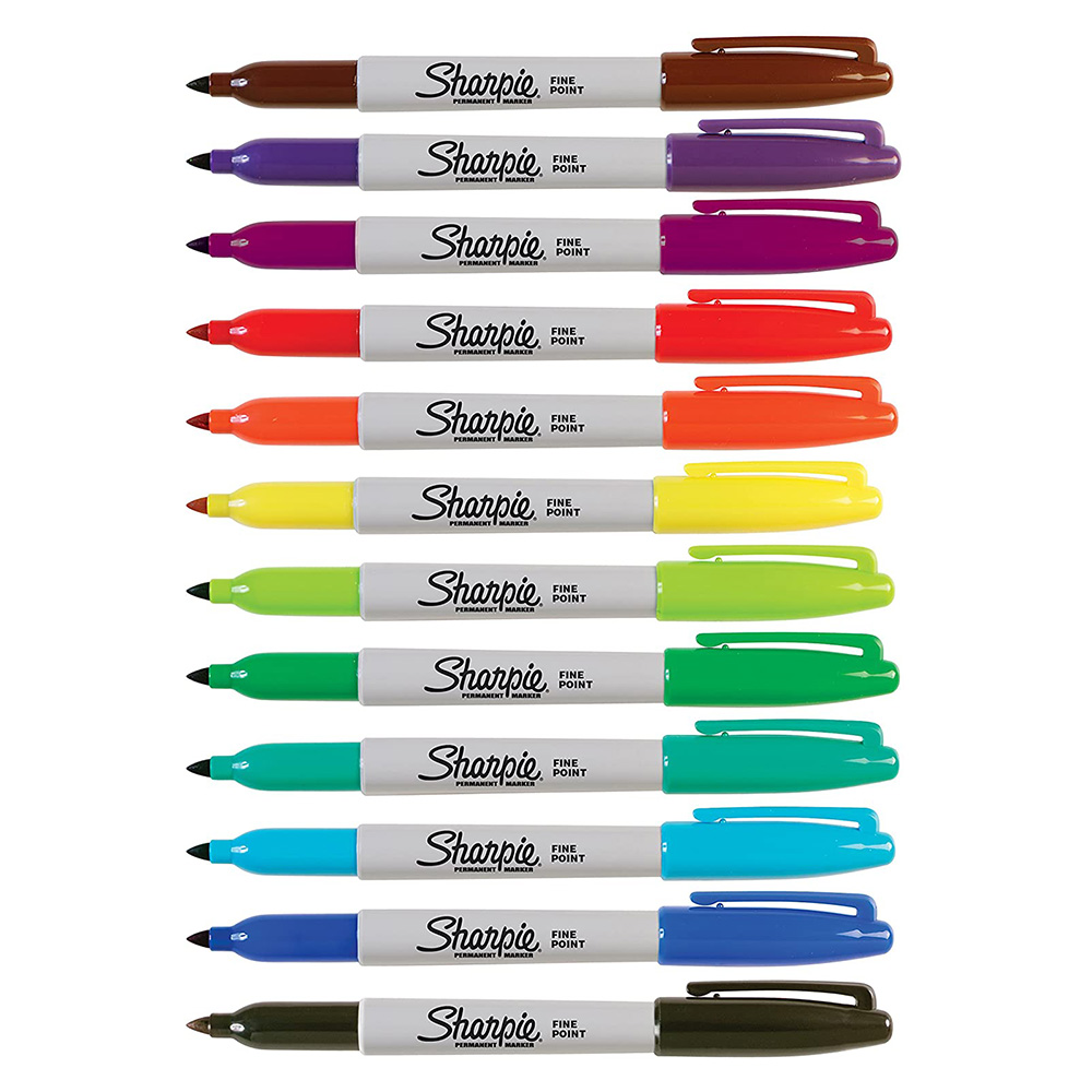 Combo 12 màu bút lông dầu Sharpie Fine Point 0.9mm