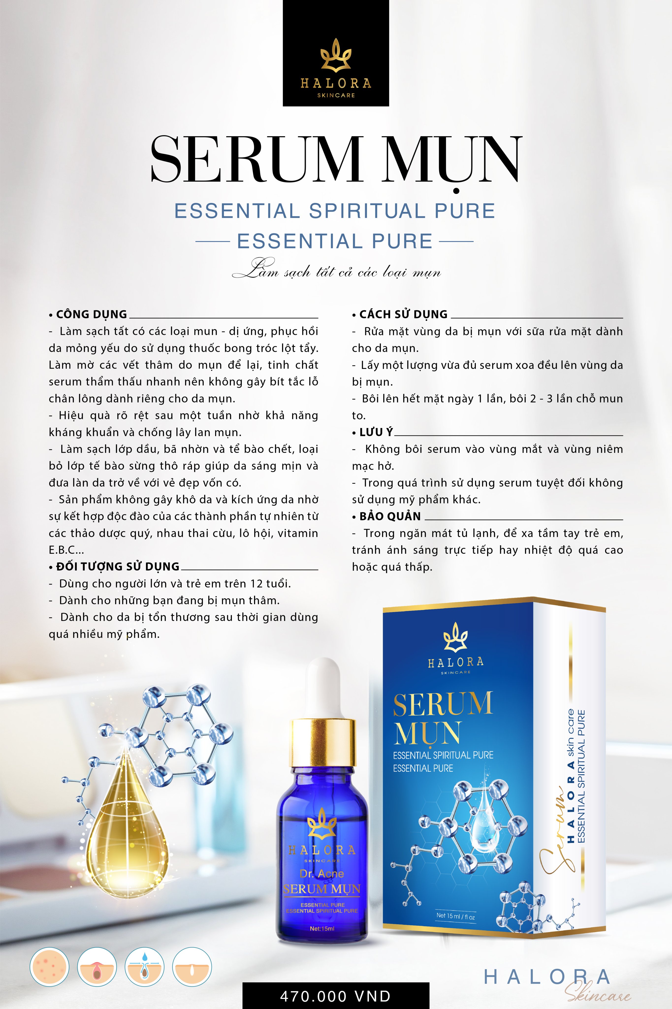 [HCM]Serum Mụn Halora