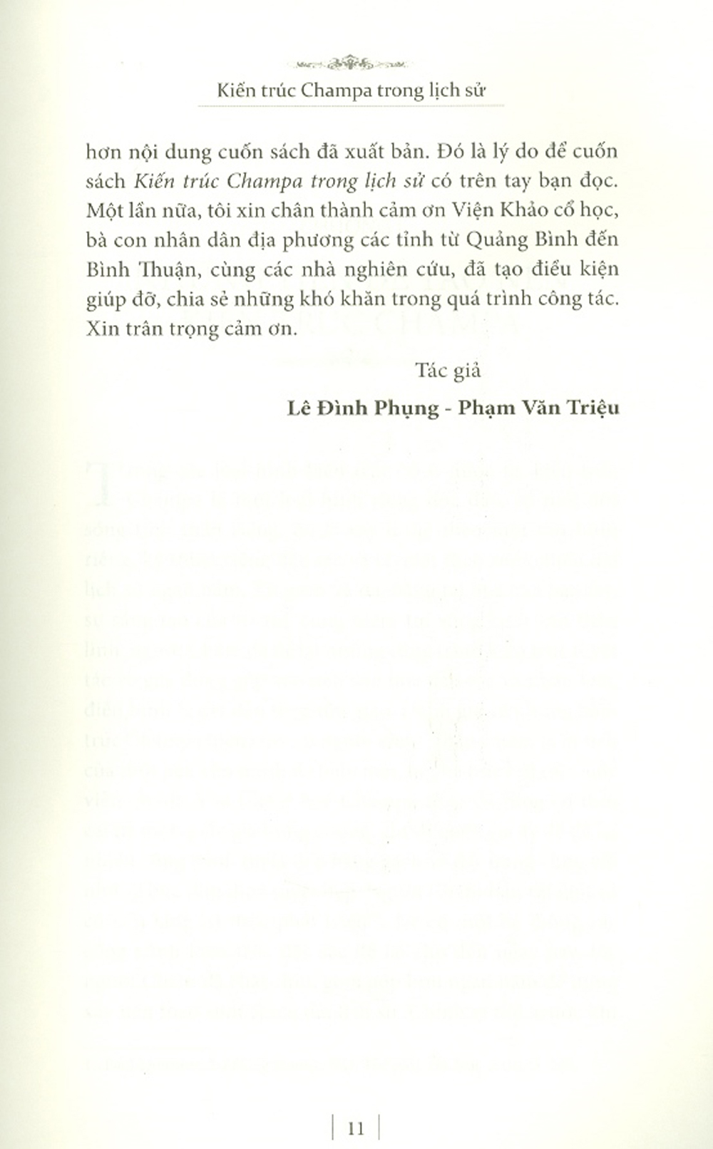 Kiến Trúc Champa Trong Lịch Sử