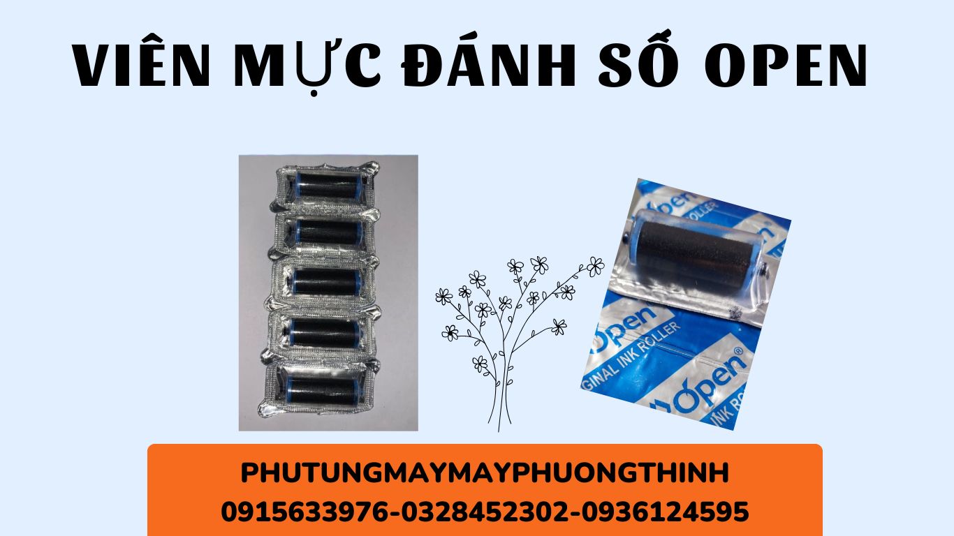 Viên mực đánh số open