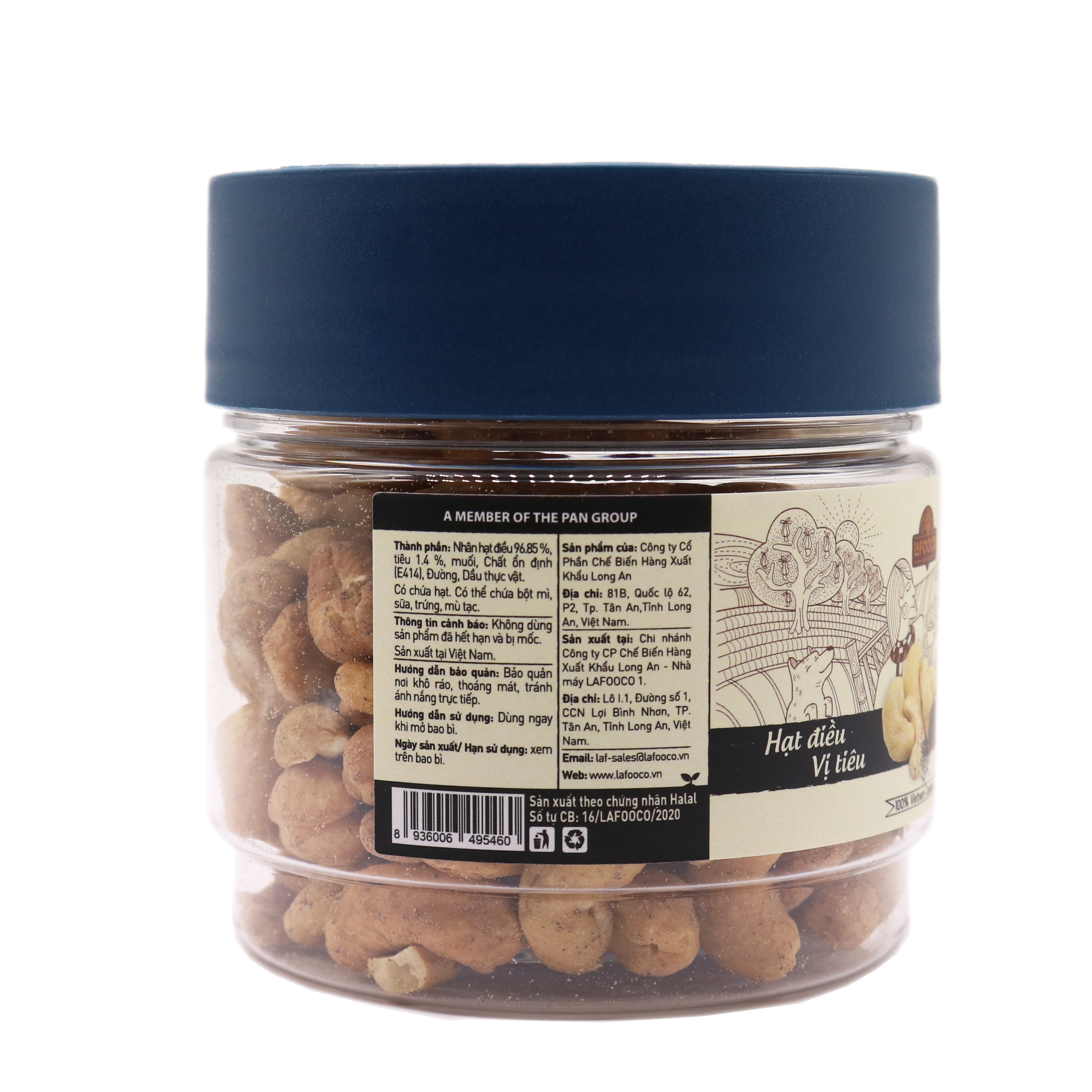 Hạt điều LAFOOCO vị tiêu hủ 200g