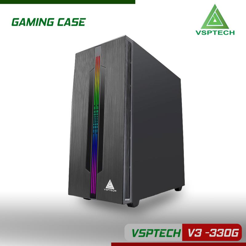 Bảng giá [CASE NEW]- Case gaming V3-330G Kính Cường Lực - Led RGB Phong Vũ