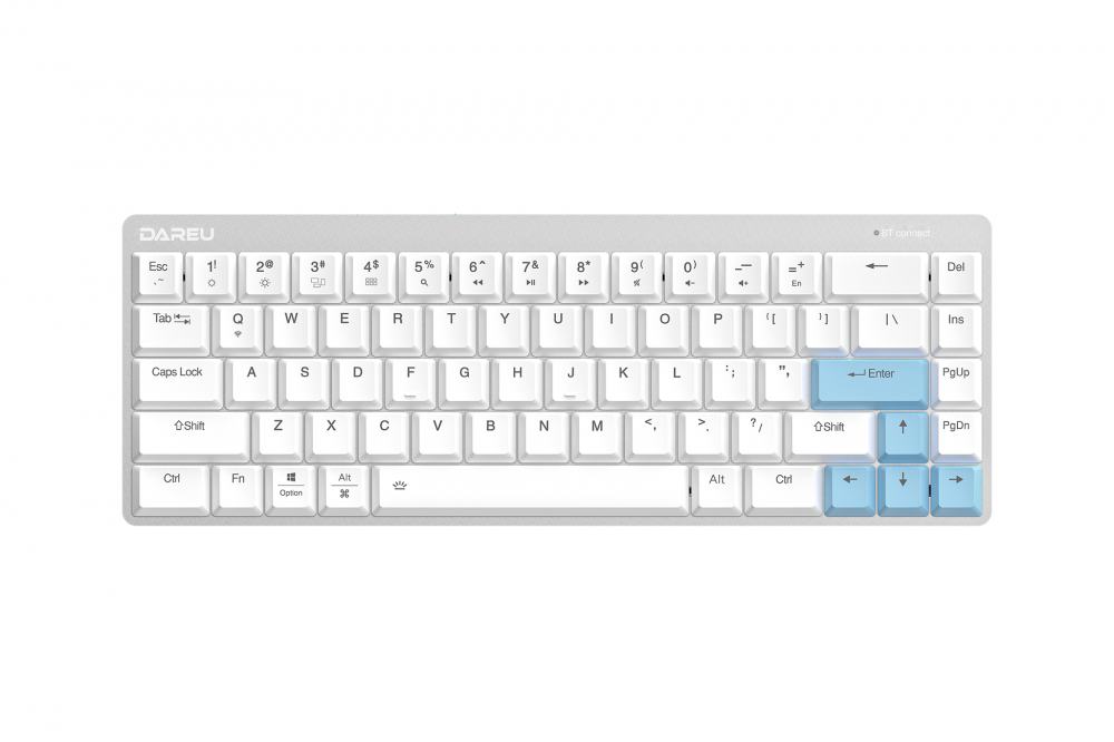 Bàn phím cơ blutooth Dareu EK868 68Key Siêu mỏng - Chính hãng