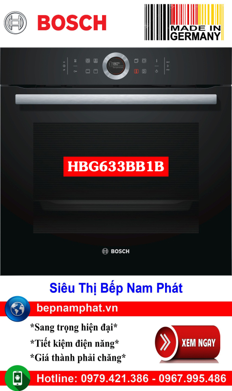 Bảng giá Lò nướng âm tủ HBG633BB1B nướng 4D cao cấp nhập khẩu Đức, lò nướng, lò nướng điện, lò nướng điện đa năng, lò nướng mini, lò nướng bánh, lò nướng lock and lock, lo nuong, lo nuong dien da nang Điện máy Pico