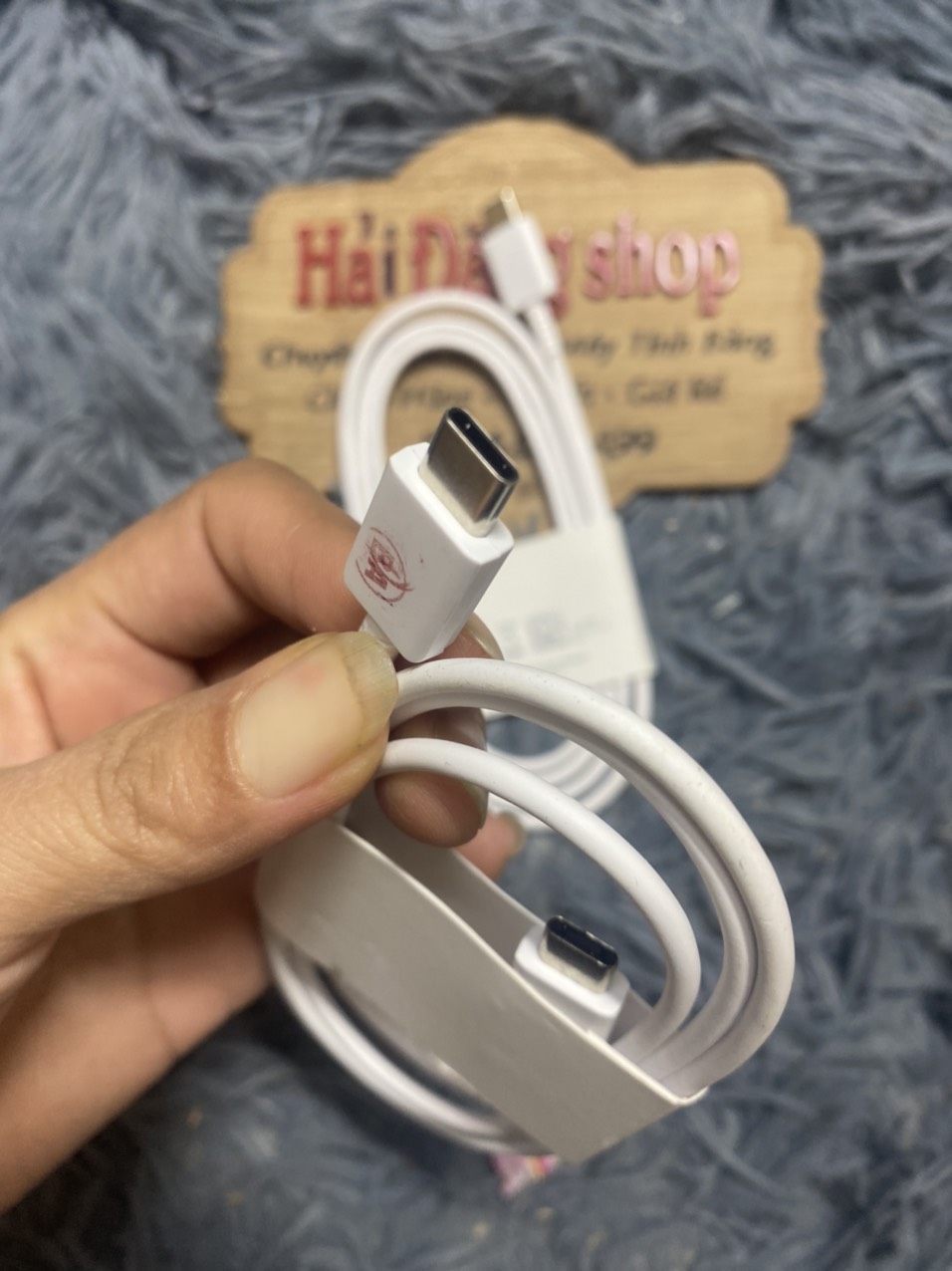 Cáp sạc Samsung type C to Type C S20 S21 S22 S23 - Hàng chính hãng BH 12 tháng