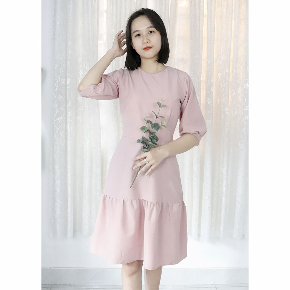 Đầm váy dự tiệc công sở dễ thương Rolisa RD004