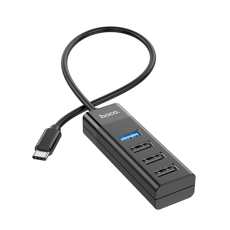 Hub chia Hoco HB25 Cổng Type-C ra 1 cổng USB 3.0 + 3 cổng USB 2.0