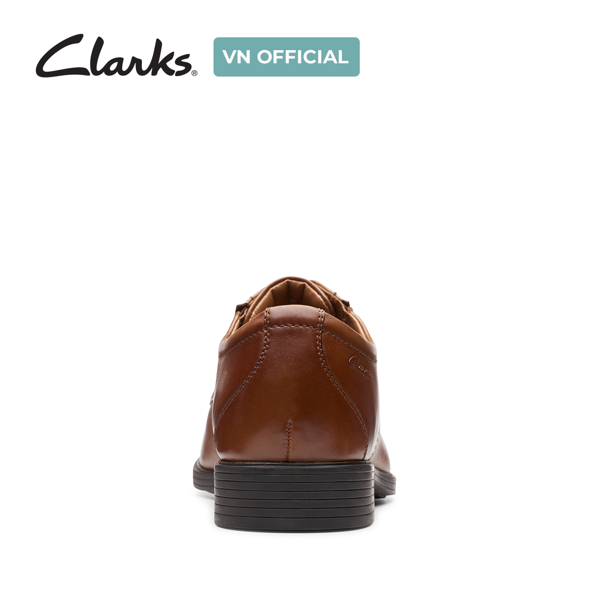 Clarks Men's Leather Western Shoes - Whiddon Plain