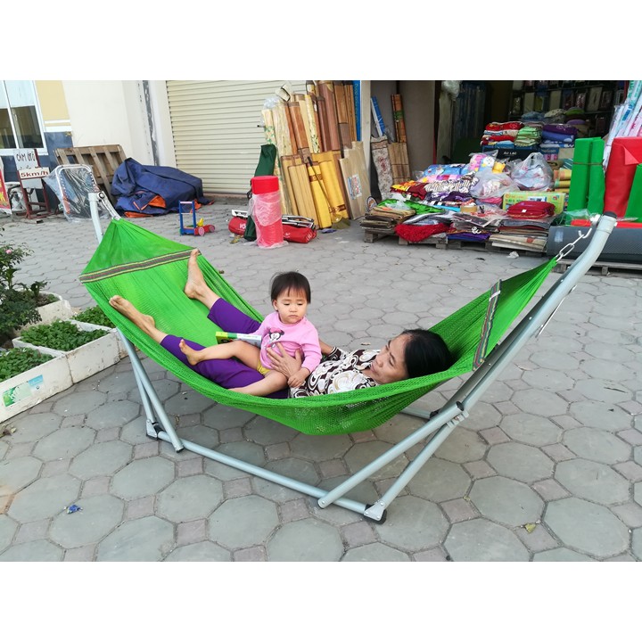Võng xếp sơn bóng phi 32 size người lớn giá buôn