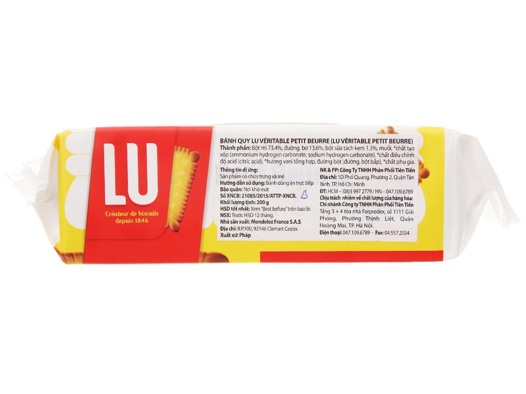 Bánh quy Lu Petit Beurre gói 200g