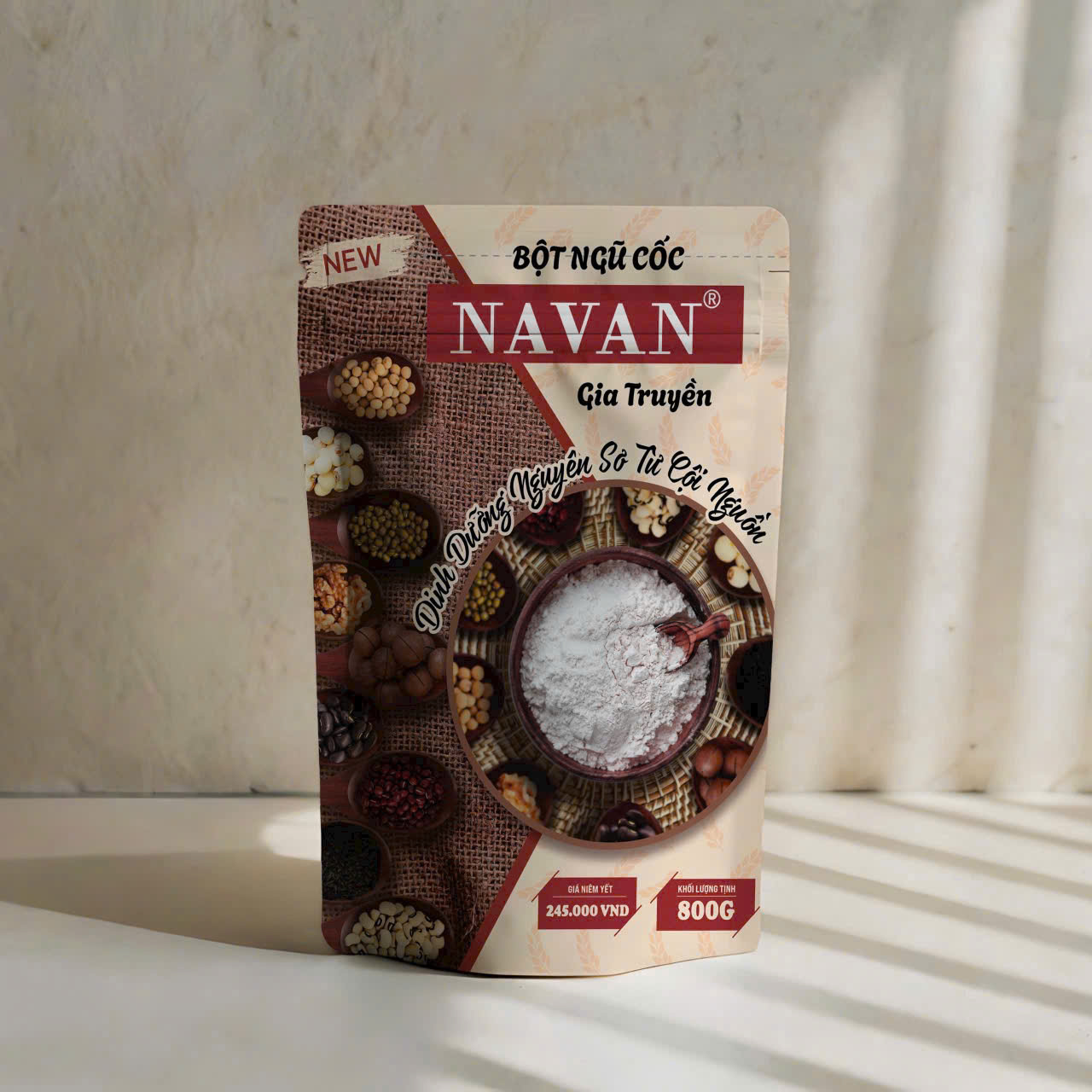 Ngũ cốc Navan 800g-Date xa
