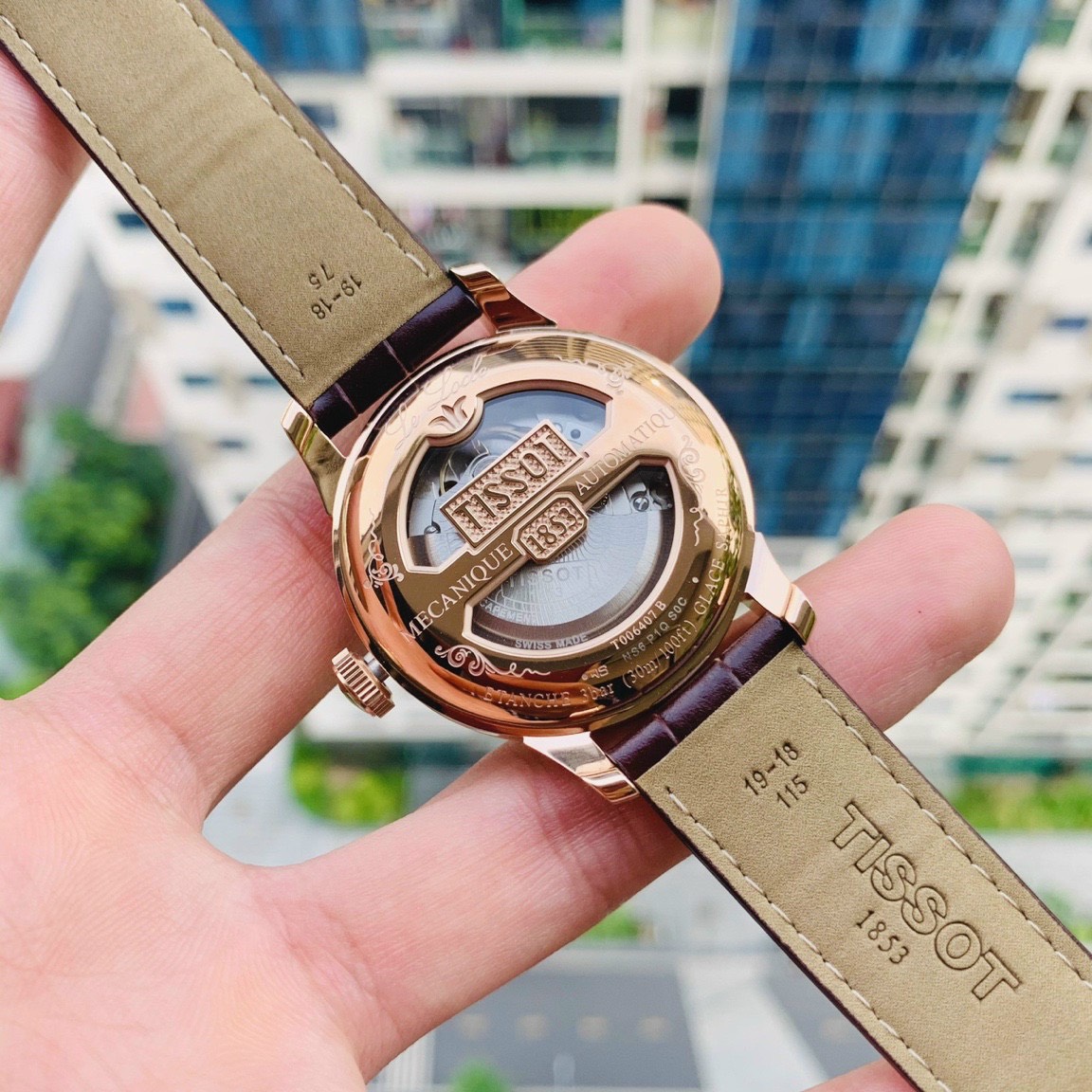 [Máy cơ - Automatic] Đồng hồ nam TISSOT viền gold [Bảo hành 12 tháng]