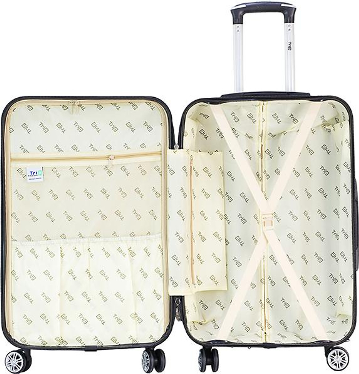 Vali du lịch cao cấp TRIP P16 Bền Chắc - Màu Đen - (Size 24" 60x40x24cm)