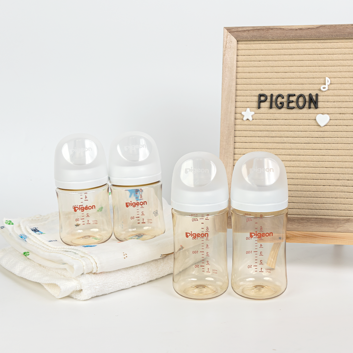 Bộ Đôi Bình Sữa Softouch PPSU Plus Thế hệ III 160ml/240ml