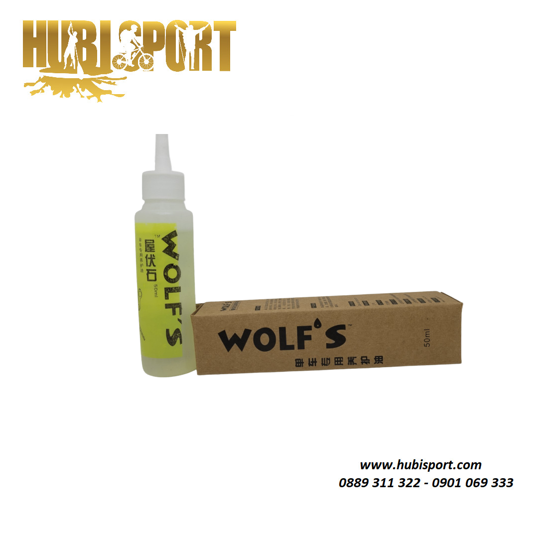 Dầu tra xích wolfs chuyên dụng cho xe đạp
