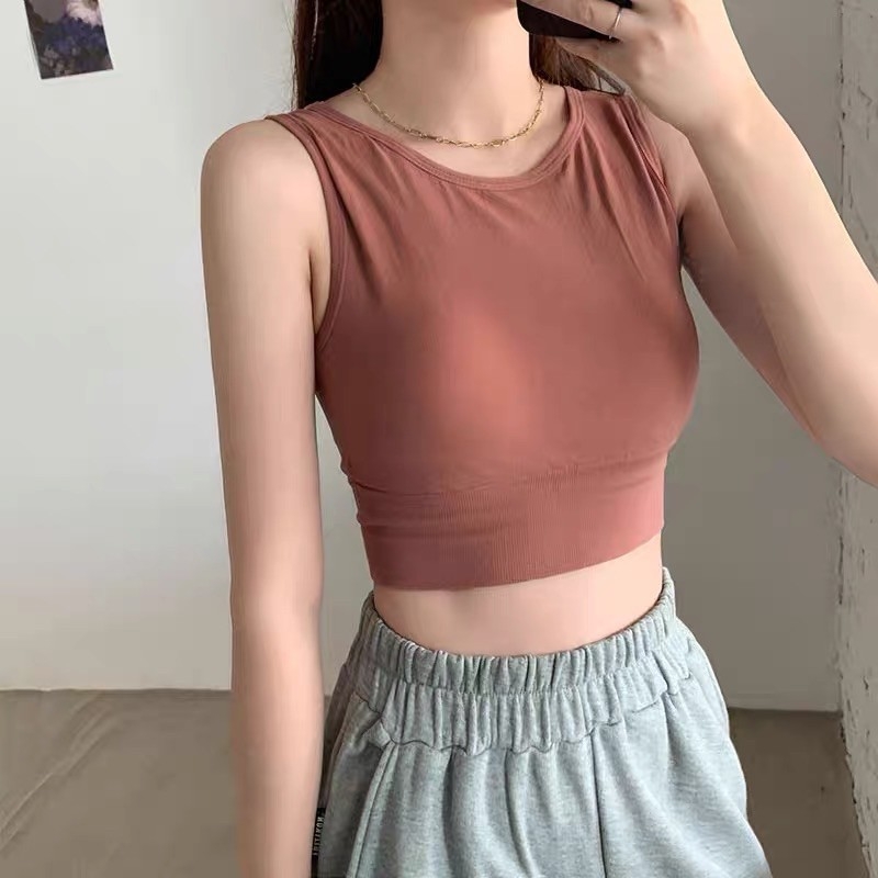 - Áo Bra Cotton Croptop 20200 Siêu Hót