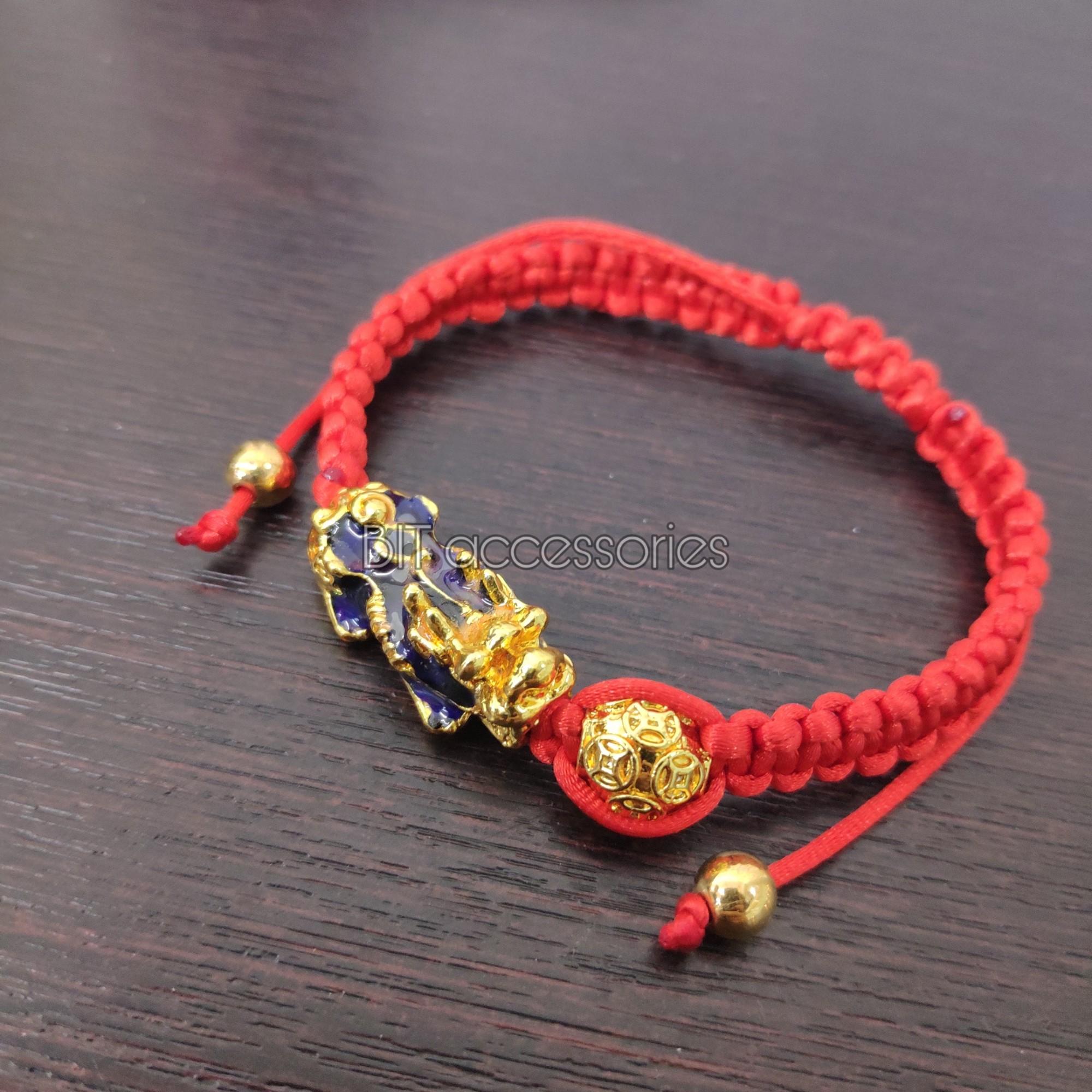 Vòng tay Tỳ Hưu vàng Ngũ sắc