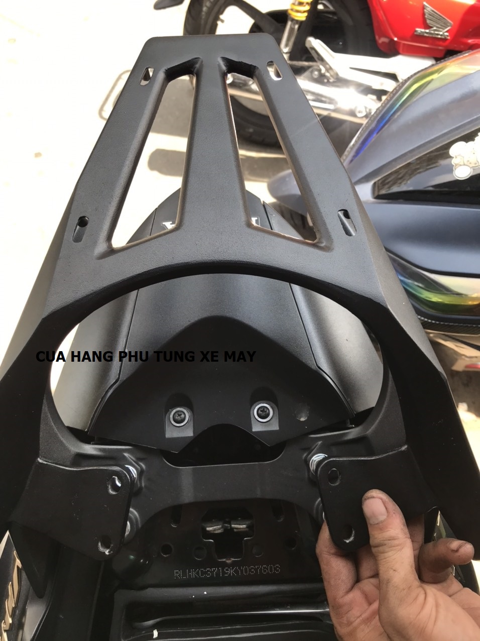 Cảng sau xe winner 150, winner x v2 v3 nhôm xịn, đẹp